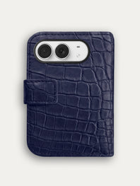 Leather Folio for iPhone Duo - Alligator