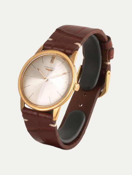 Pre-owned watch - Longines 18K Rose Gold 33mm No. 2050