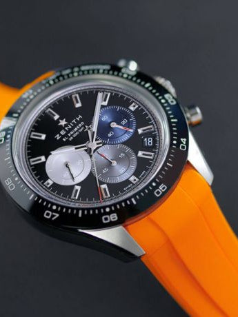 Zenith - Rubber B - Rubber Strap for Chronomaster Sport - Tang Buckle Series