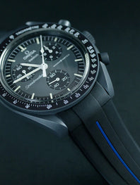 Omega - Rubber B - Rubber Strap for Speedmaster MoonSwatch - Tang Buckle Series