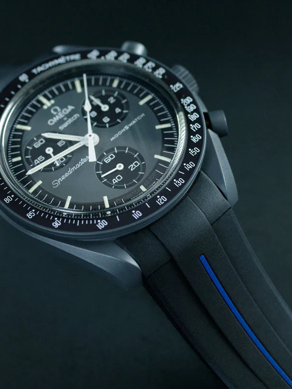Omega - Rubber B - Rubber Strap for Speedmaster MoonSwatch - Tang Buckle Series