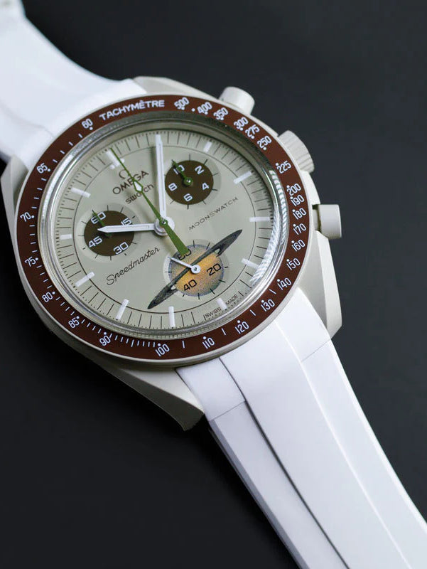 Omega - Rubber B - Rubber Strap for Speedmaster MoonSwatch - Tang Buckle Series
