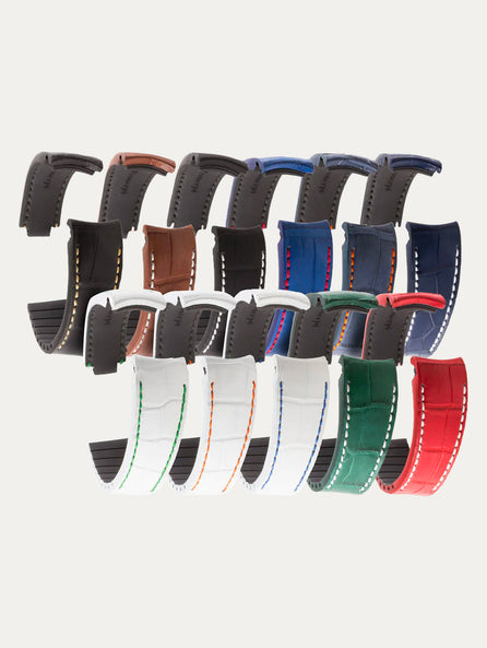 Rolex – Bracelet-montre cuir R Strap "Special Editions" – Alligator