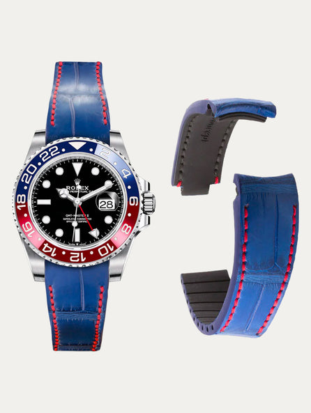 Rolex – Bracelet-montre cuir R Strap "Special Editions" – Alligator