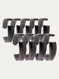 Rolex – Leather watch strap R Strap – Contrasting black alligator (blue, brown, grey, green...)