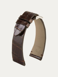 Bracelet cuir "Retro" – Alligator brillant