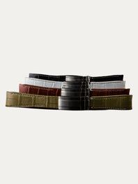 Rolex – Bracelet-montre cuir R Strap – Alligator couture blanche (noir, marron, bleu, blanc, kaki clair)