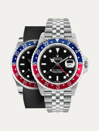 Rolex – R Premium Strap - Cordura-pattern rubber watch strap for non-ceramic GMT Master II & Jubilee bracelet