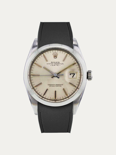 Rolex – R strap Premium - Bracelet-montre caoutchouc motif cordura pour Oyster Perpetual Date 35mm