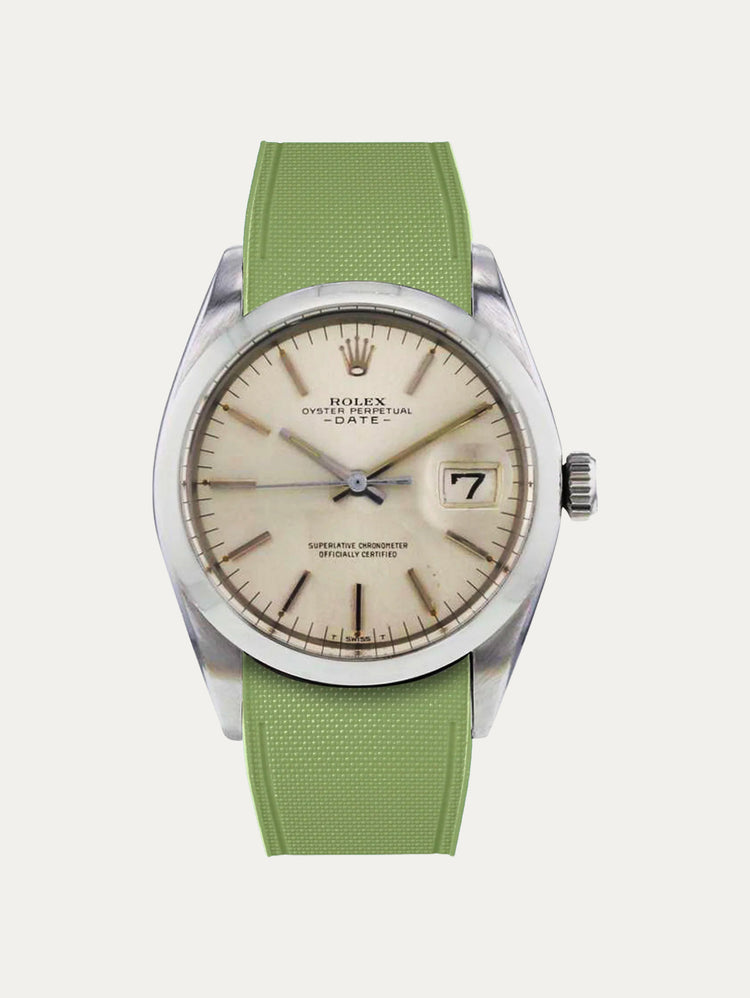 Rolex – R strap Premium – Cordura-pattern rubber watch strap for Oyster Perpetual Date 35mm
