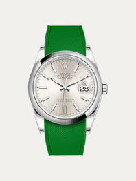 Rolex – R Strap Premium – Cordura Pattern Rubber Watch Strap for Oyster Perpetual Datejust 36mm