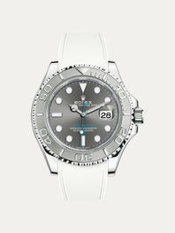 Rolex – R strap Premium - Bracelet-montre caoutchouc motif cordura pour Yachtmaster 40mm & bracelet Oyster