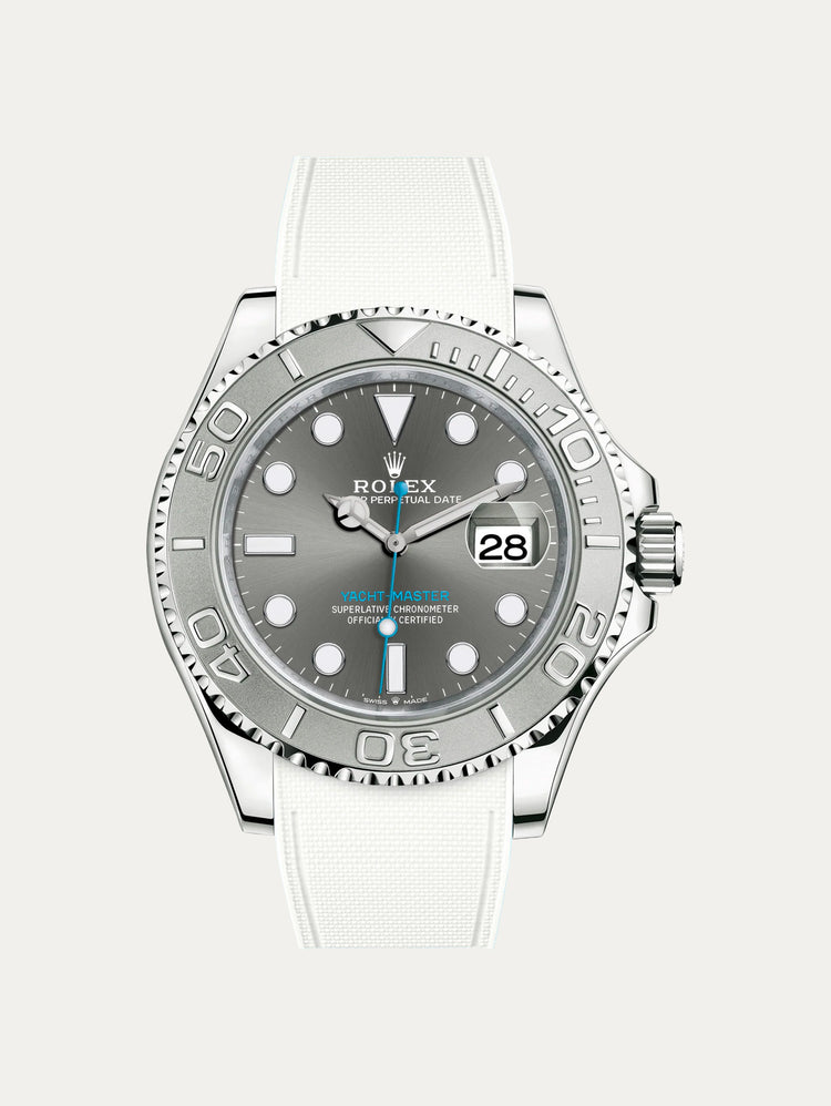 Rolex – R strap Premium - Bracelet-montre caoutchouc motif cordura pour Yachtmaster 40mm & bracelet Oyster