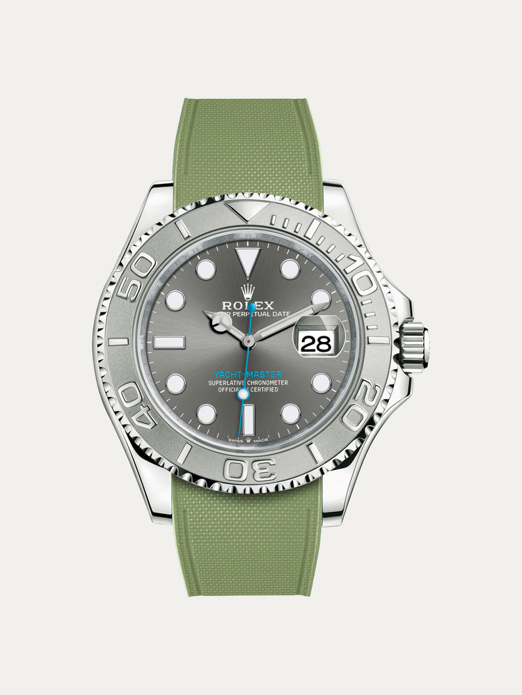 Rolex – R strap Premium - Bracelet-montre caoutchouc motif cordura pour Yachtmaster 40mm & bracelet Oyster