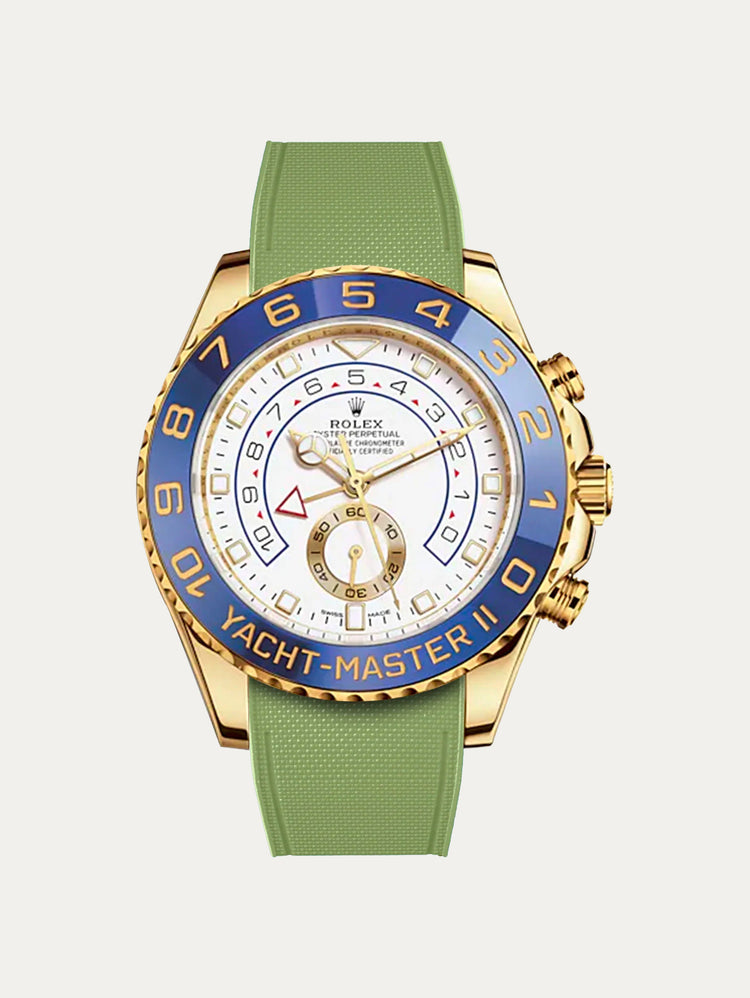 Rolex – R strap Premium - Bracelet-montre caoutchouc motif cordura pour Yachtmaster II 44mm & bracelet Oyster