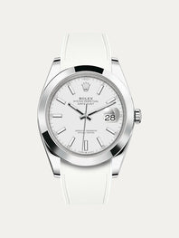 Rolex – R strap Premium - Bracelet-montre caoutchouc motif cordura pour Datejust 41mm II (pre-2016) & bracelet Oyster
