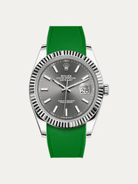 Rolex – R strap Premium - Bracelet-montre caoutchouc motif cordura pour Datejust 41mm II (pre-2016) & bracelet Oyster