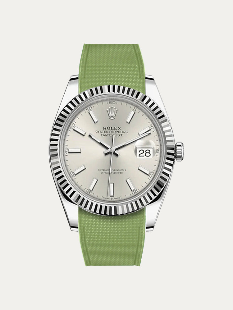 Rolex – R strap Premium - Bracelet-montre caoutchouc motif cordura pour Datejust 41mm II (pre-2016) & bracelet Oyster