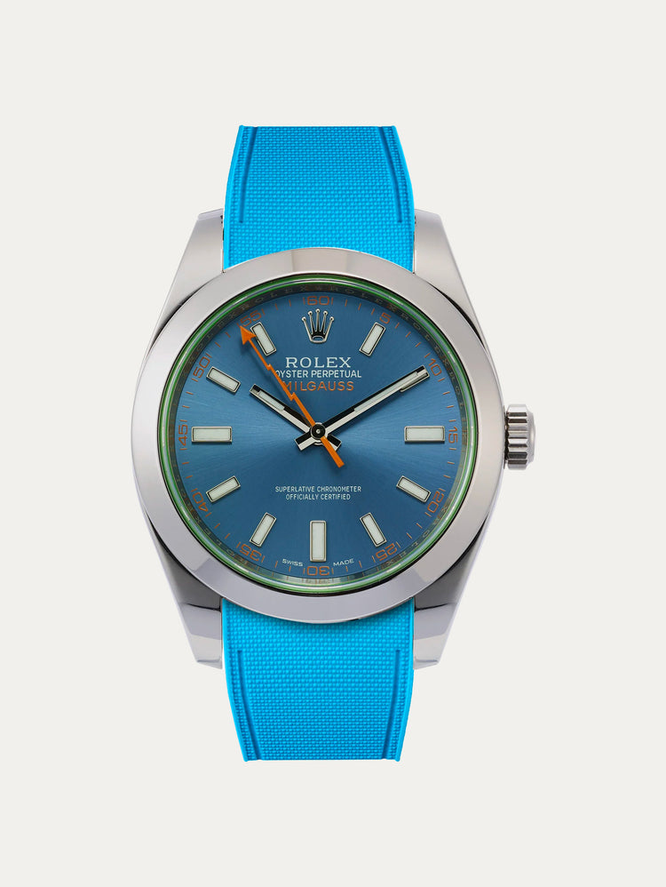 Rolex – R strap Premium - Bracelet-montre caoutchouc motif cordura pour Milgauss 40mm & bracelet Oyster