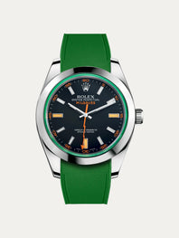 Rolex – R strap Premium - Bracelet-montre caoutchouc motif cordura pour Milgauss 40mm & bracelet Oyster