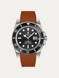 Rolex – R strap Premium - Cordura pattern rubber watch strap for Submariner 40mm non-ceramic (pre 2010) & Oyster buckle
