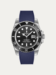 Rolex – R strap Premium - Cordura pattern rubber watch strap for Submariner 40mm non-ceramic (pre 2010) & Oyster buckle