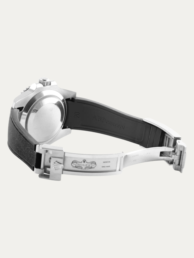Rolex – R strap Premium - Cordura pattern rubber watch strap for Oyster Perpetual 39mm