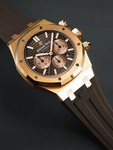Audemars Piguet - Rubber B - Bracelet caoutchouc pour Royal Oak 41mm sur alligator - Série classique