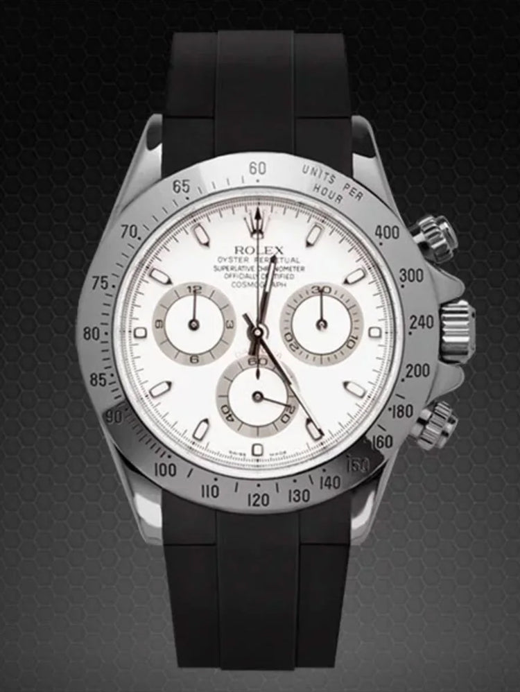 Rolex - Rubber B - Daytona Oysterflex Rubber Strap Steel, Two-Tone, & Yellow Gold (Pre-2023) - Velcro® Series