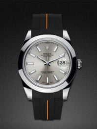 Rolex - Rubber B - Rubber Strap for Datejust II 41mm - Classic Series