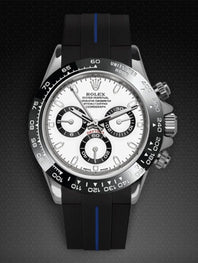 Rolex - Rubber B - Bracelet caoutchouc Daytona Ceramic Bezel Oyster Bracelet (Pre-2023) - Série boucle ardillon