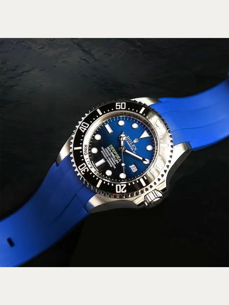 Rolex - Rubber B - Bracelet caoutchouc pour Deepsea 126660 & 136660 - Série boucle ardillon