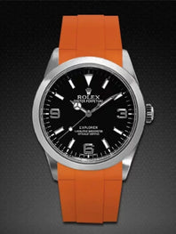 Rolex - Rubber B - Rubber strap for Explorer I 39mm - Tang buckle series