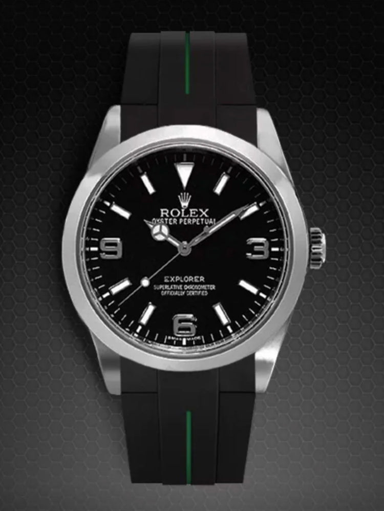 Rolex - Rubber B - Rubber Strap for Explorer I 39mm - Classic Series