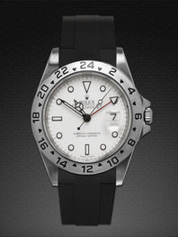 Rolex - Rubber B - Rubber Strap for Explorer II 40mm - Tang Buckle Series