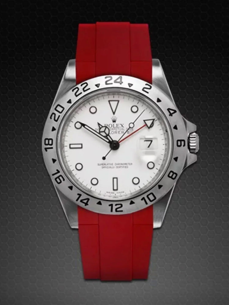 Rolex - Rubber B - Rubber Strap for Explorer II 40mm - Tang Buckle Series