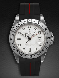 Rolex - Rubber B - Rubber Strap for Explorer II 40mm - Tang Buckle Series