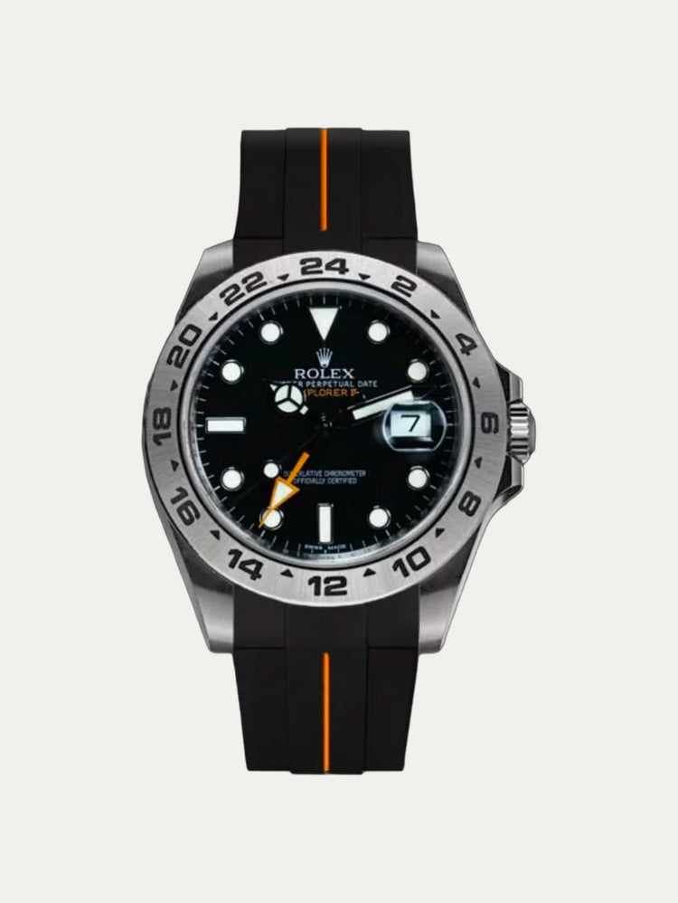 Rolex - Rubber B - Bracelet caoutchouc pour Explorer II 42mm 216570 (2011-2020) - Série classique