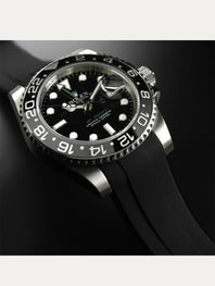 Rolex - Rubber B - Rubber strap for GMT Master II CERAMIC - Tang buckle series