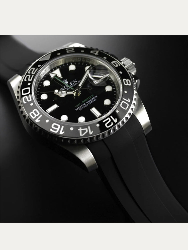 Rolex - Rubber B - Rubber strap for GMT Master II CERAMIC - Tang buckle series