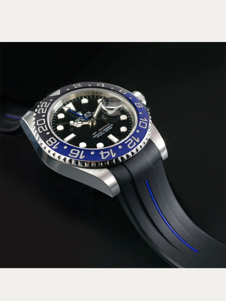 Rolex - Rubber B - Rubber strap for GMT Master II CERAMIC - Tang buckle series