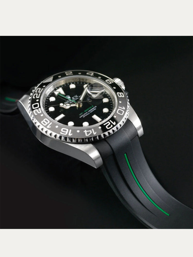 Rolex - Rubber B - Rubber strap for GMT Master II CERAMIC - Tang buckle series