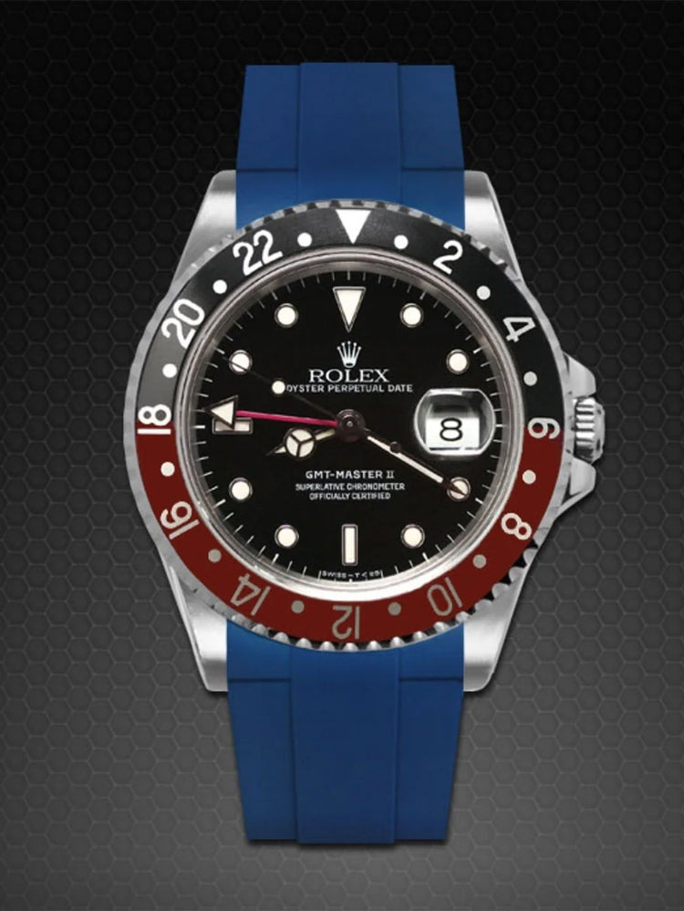 Rolex - Rubber B - Rubber Strap for GMT Master II Non-Ceramic - Tang Buckle Series