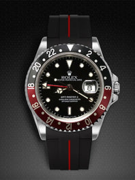 Rolex - Rubber B - Rubber Strap for GMT Master II Non-Ceramic - Tang Buckle Series