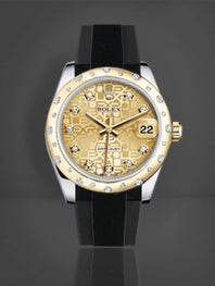 Rolex Oyster Bracelet - Rubber B - Rubber Strap for Oyster Perpetual / Datejust 31mm - Classic Series