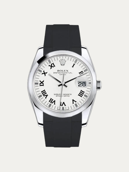Rolex - Rubber B - Bracelet caoutchouc pour Oyster Perpetual 34mm / Date 34mm - Série classique