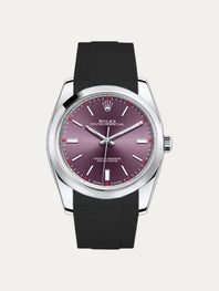 Rolex - Rubber B - Bracelet caoutchouc pour Oyster Perpetual 39mm - Série boucle ardillon