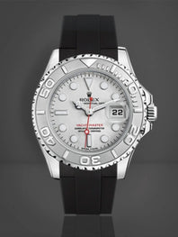 Rolex - Rubber B - Bracelet caoutchouc pour Yachtmaster 35mm - Série boucle ardillon