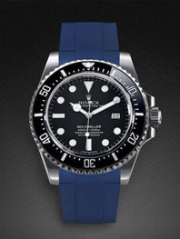 Rolex - Rubber B - Bracelet caoutchouc Sea-Dweller 4000 - Série boucle ardillon ref. 116600