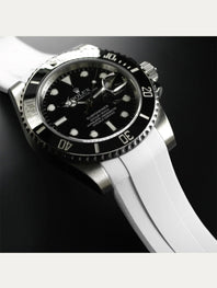 Rolex - Rubber B - Bracelet caoutchouc pour Submariner 40mm Ceramic - Série boucle ardillon